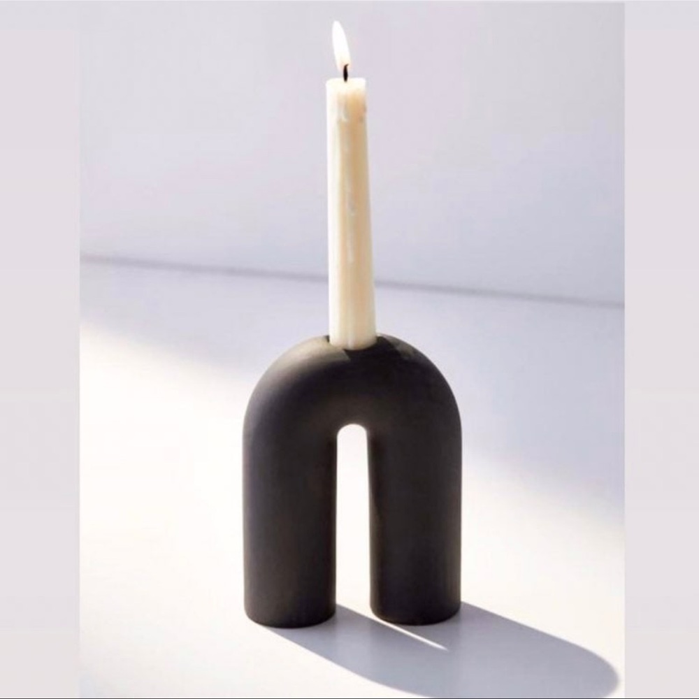 Arch Candle Holder - Modern Candle Holder - Ceramic Candle Holder